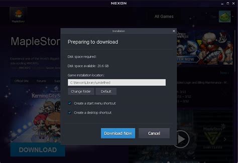 maple game|Nexon Launcher broken path .